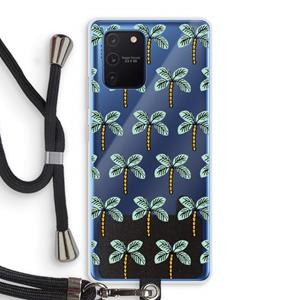 CaseCompany Paradise: Samsung Galaxy Note 10 Lite Transparant Hoesje met koord