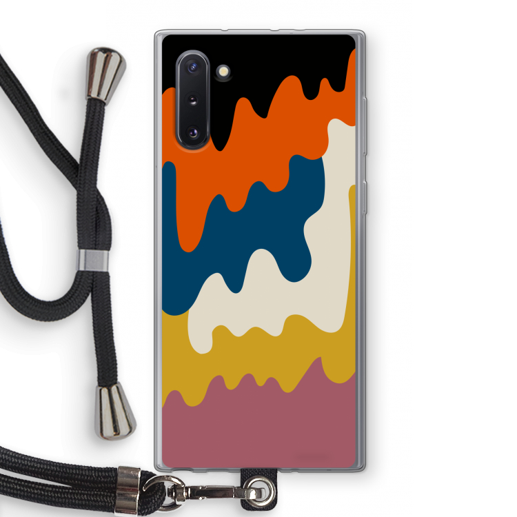CaseCompany Baar A: Samsung Galaxy Note 10 Transparant Hoesje met koord