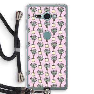 CaseCompany Boompje: Sony Xperia XZ2 Compact Transparant Hoesje met koord