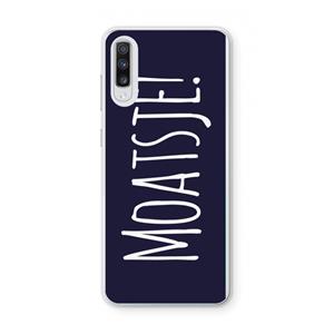 CaseCompany Moatsje!: Samsung Galaxy A70 Transparant Hoesje