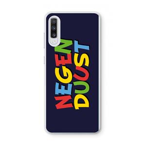 CaseCompany 90's One: Samsung Galaxy A70 Transparant Hoesje