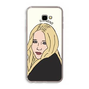 CaseCompany Mary Kate: Samsung Galaxy J4 Plus Transparant Hoesje