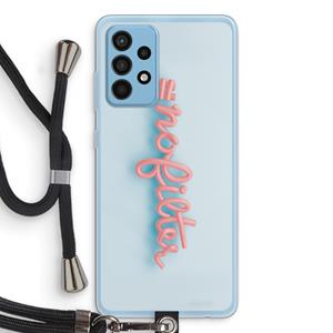 CaseCompany nofilter: Samsung Galaxy A52 Transparant Hoesje met koord
