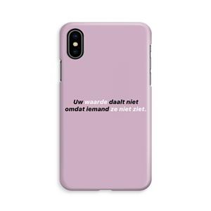 CaseCompany uw waarde daalt niet: iPhone X Volledig Geprint Hoesje