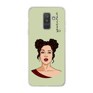 CaseCompany Pop-Art Creator: Samsung Galaxy A6 Plus (2018) Transparant Hoesje