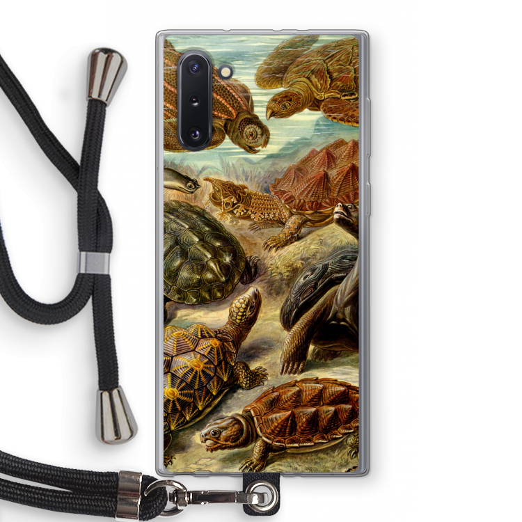 CaseCompany Haeckel Chelonia: Samsung Galaxy Note 10 Transparant Hoesje met koord