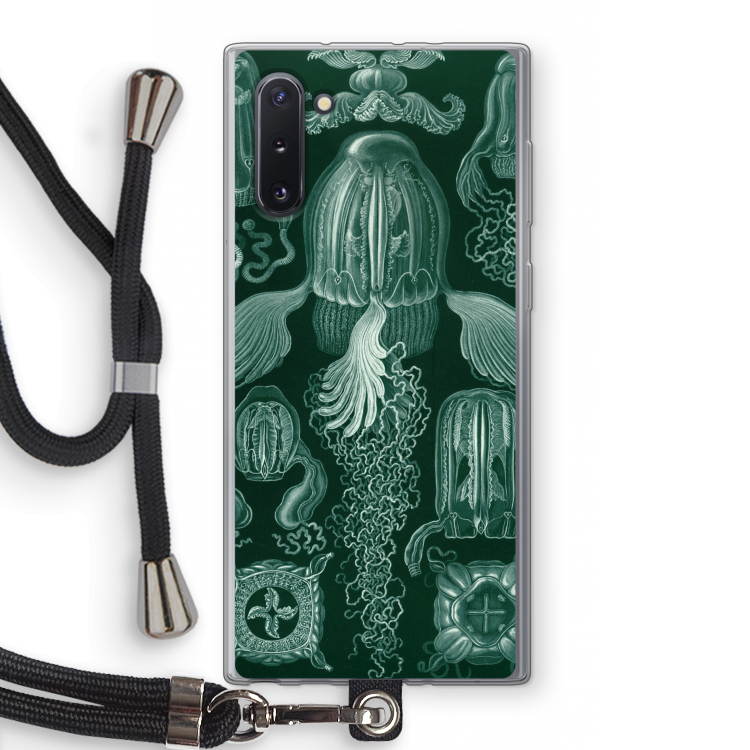 CaseCompany Haeckel Cubomedusae: Samsung Galaxy Note 10 Transparant Hoesje met koord