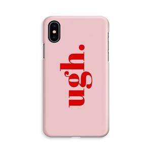 CaseCompany Ugh: iPhone Xs Volledig Geprint Hoesje