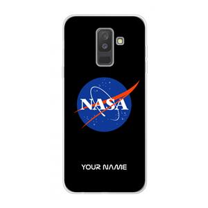 CaseCompany NASA: Samsung Galaxy A6 Plus (2018) Transparant Hoesje