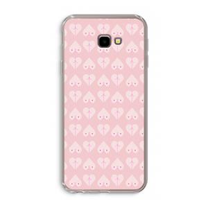 CaseCompany Ass 'n Titties: Samsung Galaxy J4 Plus Transparant Hoesje