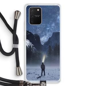 CaseCompany Wanderlust: Samsung Galaxy S10 Lite Transparant Hoesje met koord