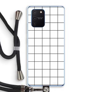 CaseCompany Rooster: Samsung Galaxy Note 10 Lite Transparant Hoesje met koord