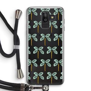 CaseCompany Paradise: Samsung Galaxy J8 (2018) Transparant Hoesje met koord