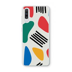 CaseCompany Illustratieve pop 1: Samsung Galaxy A70 Transparant Hoesje