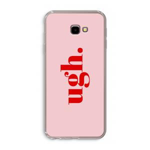 CaseCompany Ugh: Samsung Galaxy J4 Plus Transparant Hoesje