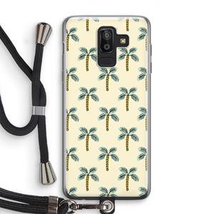 CaseCompany Paradise: Samsung Galaxy J8 (2018) Transparant Hoesje met koord