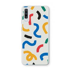 CaseCompany Illustratieve pop 2: Samsung Galaxy A70 Transparant Hoesje
