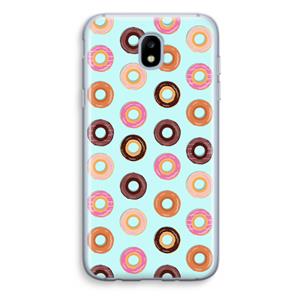 CaseCompany Donuts: Samsung Galaxy J5 (2017) Transparant Hoesje