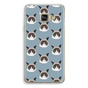 CaseCompany It's a Purrr Case: Samsung A3 (2017) Transparant Hoesje
