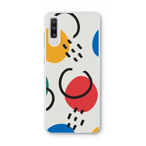 CaseCompany Illustratieve pop 3: Samsung Galaxy A70 Transparant Hoesje