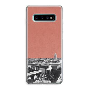 CaseCompany Marrakech Skyline : Samsung Galaxy S10 Plus Transparant Hoesje