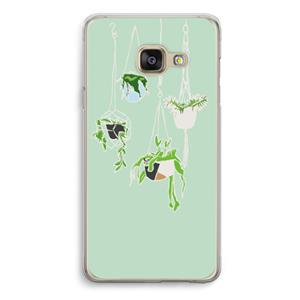 CaseCompany Hang In There: Samsung A3 (2017) Transparant Hoesje