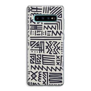 CaseCompany Marrakech print: Samsung Galaxy S10 Plus Transparant Hoesje