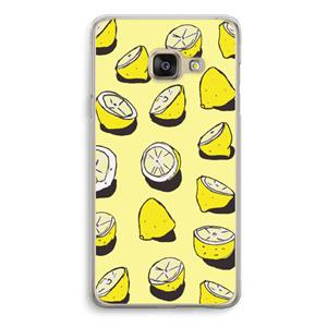 CaseCompany When Life Gives You Lemons...: Samsung A3 (2017) Transparant Hoesje