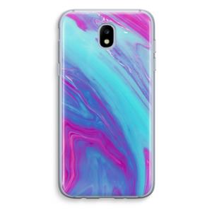 CaseCompany Zweverige regenboog: Samsung Galaxy J5 (2017) Transparant Hoesje