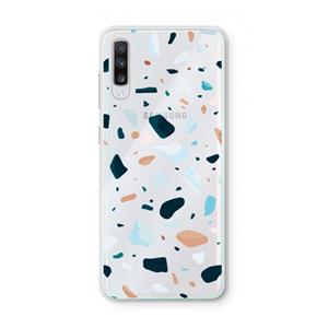 CaseCompany Terrazzo N°13: Samsung Galaxy A70 Transparant Hoesje