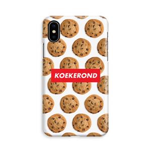 CaseCompany Koekerond: iPhone Xs Volledig Geprint Hoesje