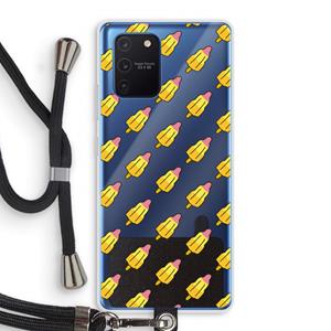 CaseCompany Waterijsjes: Samsung Galaxy Note 10 Lite Transparant Hoesje met koord