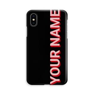 CaseCompany Namecase: iPhone X Volledig Geprint Hoesje