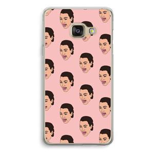 CaseCompany Ugly Cry Call: Samsung A3 (2017) Transparant Hoesje