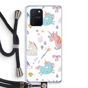 CaseCompany Fantasiewereld: Samsung Galaxy Note 10 Lite Transparant Hoesje met koord