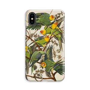 CaseCompany Carolinaparkiet: iPhone Xs Volledig Geprint Hoesje