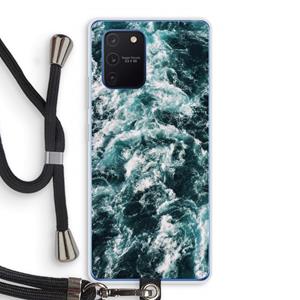 CaseCompany Zee golf: Samsung Galaxy Note 10 Lite Transparant Hoesje met koord