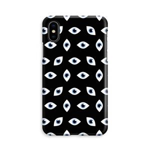 CaseCompany Eyes pattern: iPhone Xs Volledig Geprint Hoesje