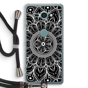 CaseCompany Roses Are Red: Sony Xperia XZ2 Compact Transparant Hoesje met koord