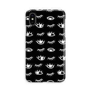 CaseCompany Eye pattern #3: iPhone Xs Volledig Geprint Hoesje