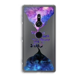 CaseCompany Stars quote: Sony Xperia XZ2 Transparant Hoesje