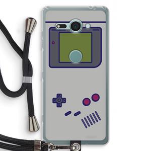 CaseCompany Game On: Sony Xperia XZ2 Compact Transparant Hoesje met koord