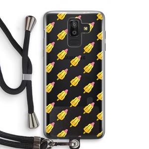 CaseCompany Waterijsjes: Samsung Galaxy J8 (2018) Transparant Hoesje met koord