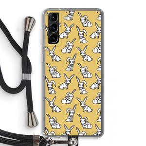 CaseCompany Haas: Samsung Galaxy S21 Plus Transparant Hoesje met koord