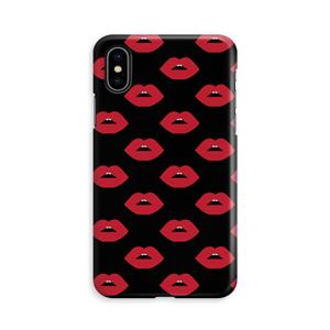 CaseCompany Lips: iPhone Xs Volledig Geprint Hoesje