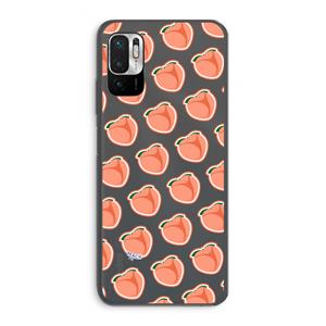 CaseCompany Just peachy: Xiaomi Redmi Note 10 5G Transparant Hoesje