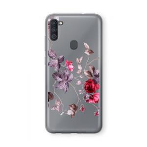 CaseCompany Mooie bloemen: Samsung Galaxy A11 Transparant Hoesje