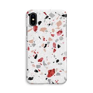 CaseCompany Terrazzo N°12: iPhone Xs Volledig Geprint Hoesje