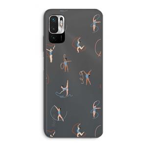 CaseCompany Dancing #3: Xiaomi Redmi Note 10 5G Transparant Hoesje