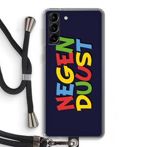 CaseCompany 90's One: Samsung Galaxy S21 Plus Transparant Hoesje met koord